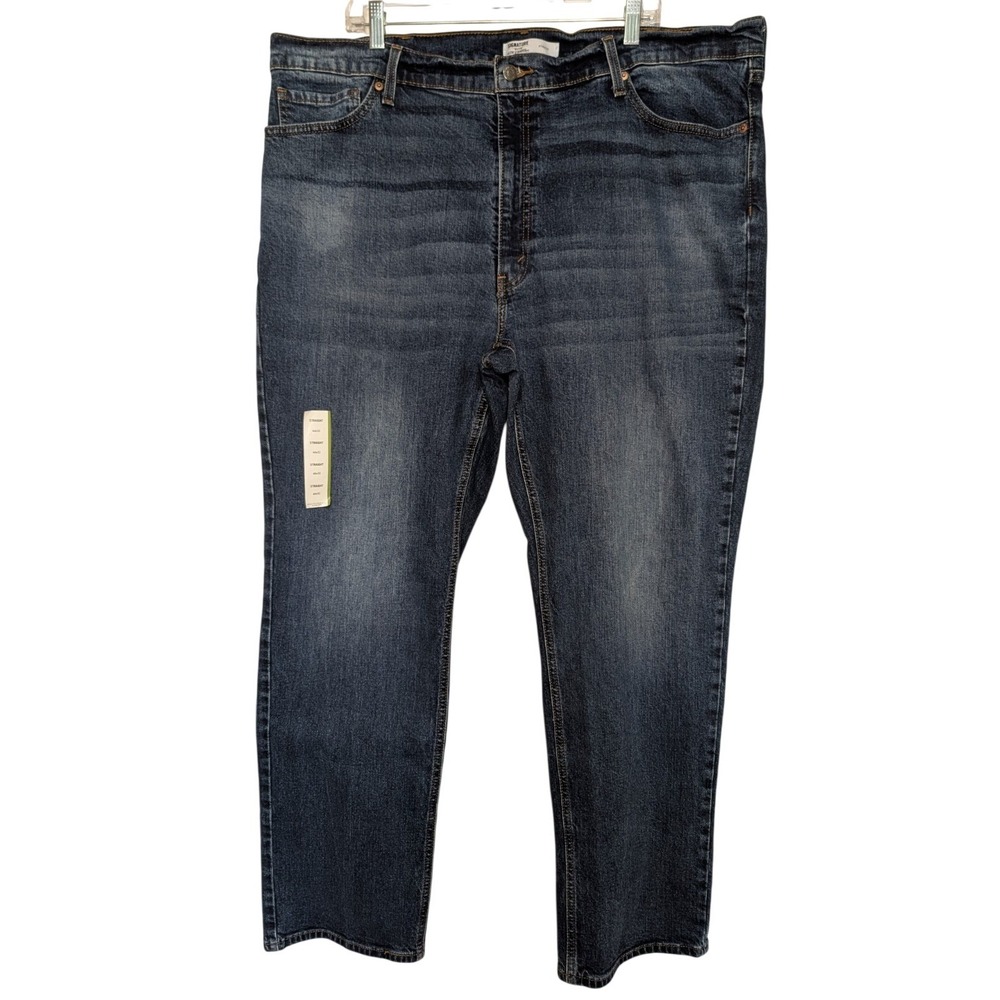 Signature by Levi Strauss Men's Athletic Jeans 44x32 Medium Wash Blue NWT Ranch